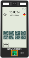 Terminal mit Hand