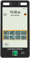 Terminal mit Hand